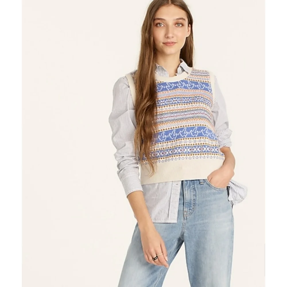 J.Crew Fair Isle sweater-vest